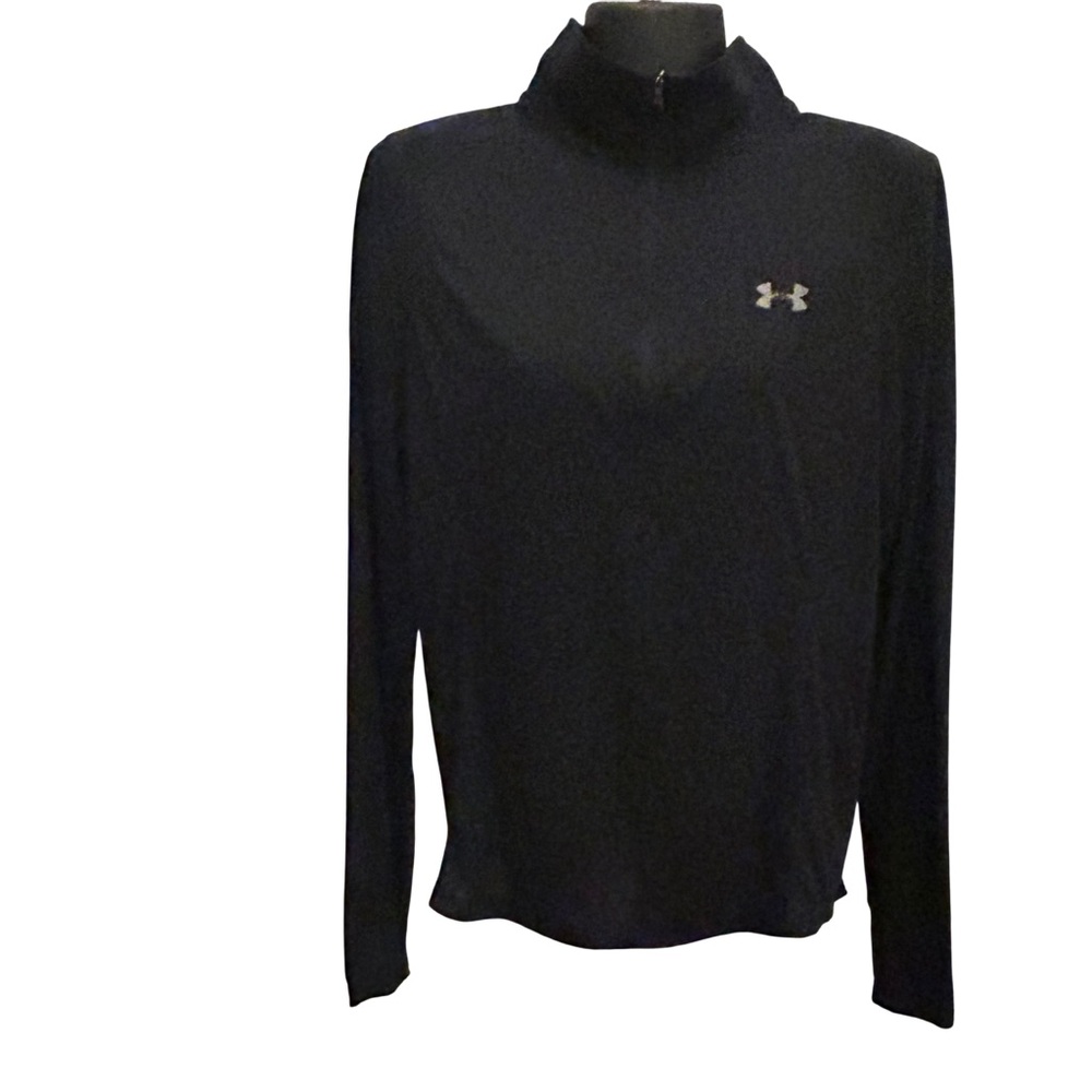 NWOT Medium Under Armour Women's Black Long Sleeve Full Zip Jacket